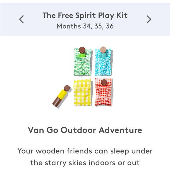 NEW Lovevery Wooden Camper, Tent & Peg People Set - Picture 6 of 7